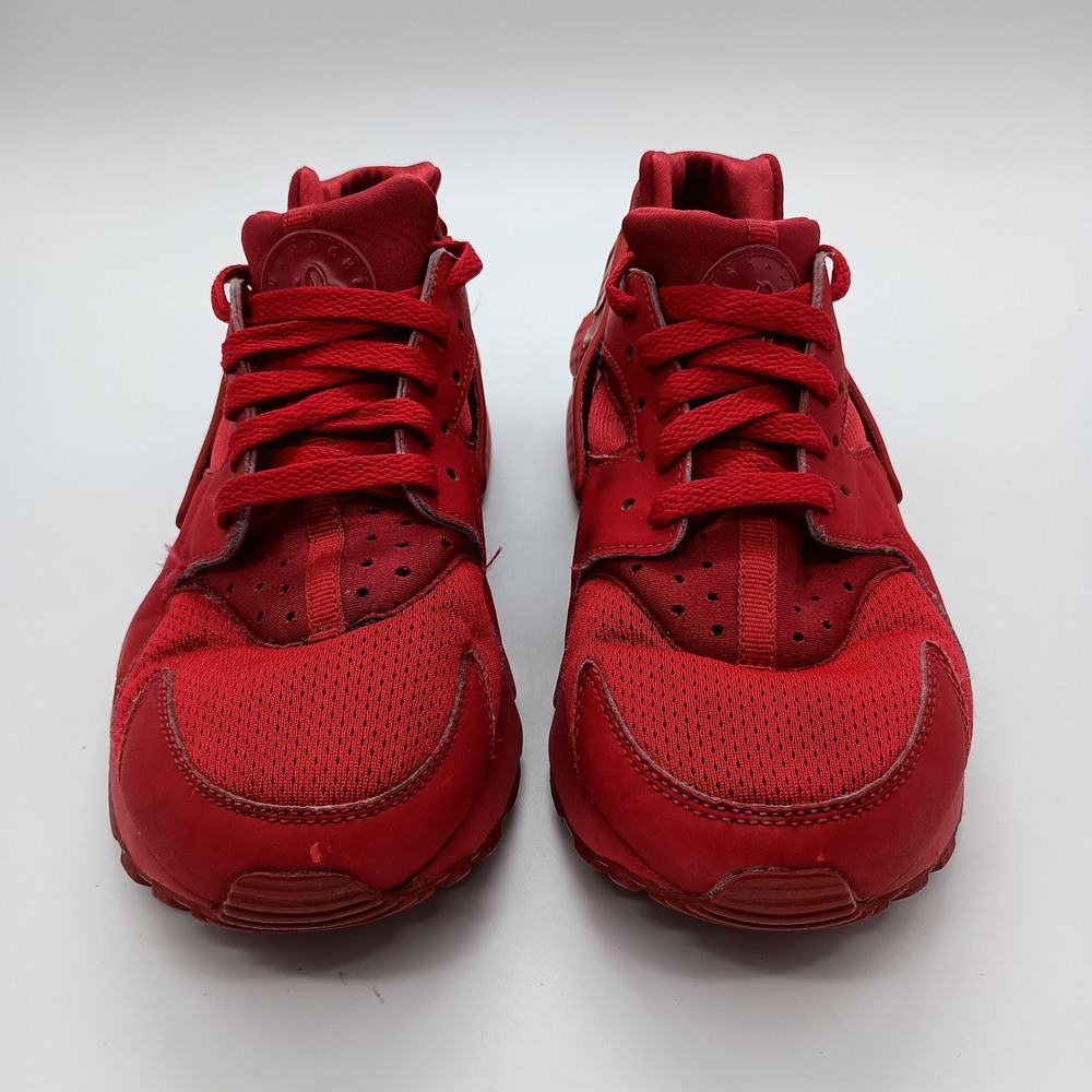 Nike Air Huarache Run GS Red Sneakers Youth Size 5.5Y - Picture 2 of 7